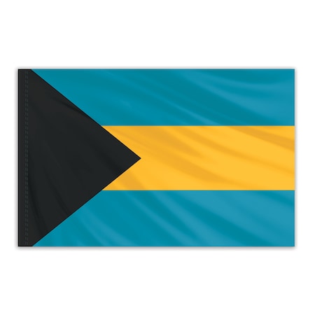 Bahamas Indoor Nylon Flag 2'x3'